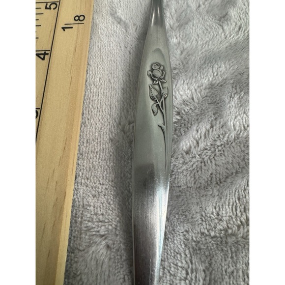 Vintage Tradition Rose  Stainless‎ Steel Serving Gravy Ladle - Picture 2 of 4